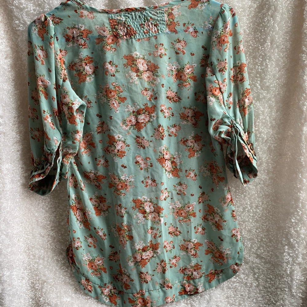 Angie Small floral blouse